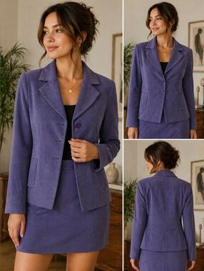 Vintage Hugo Buscati Silk Lined Suit Petite 4